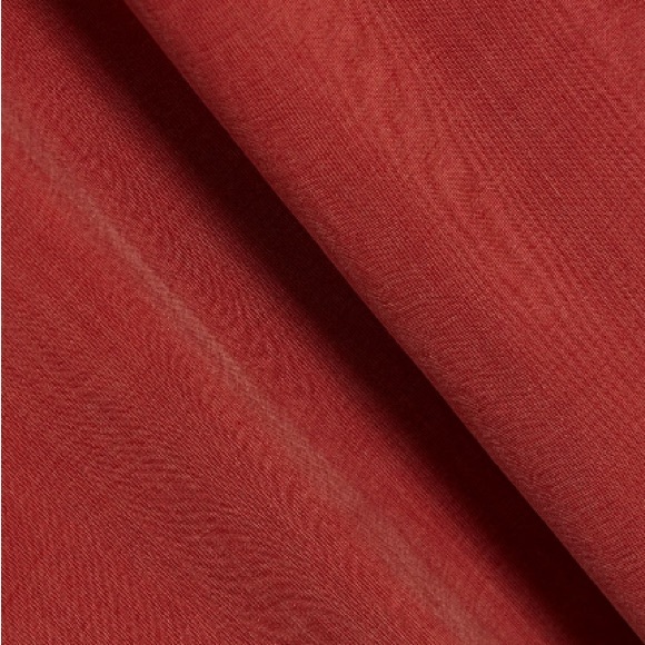 JACQUEMUS - Praia washed cupro midi dress in brick - Picture 4 of 8